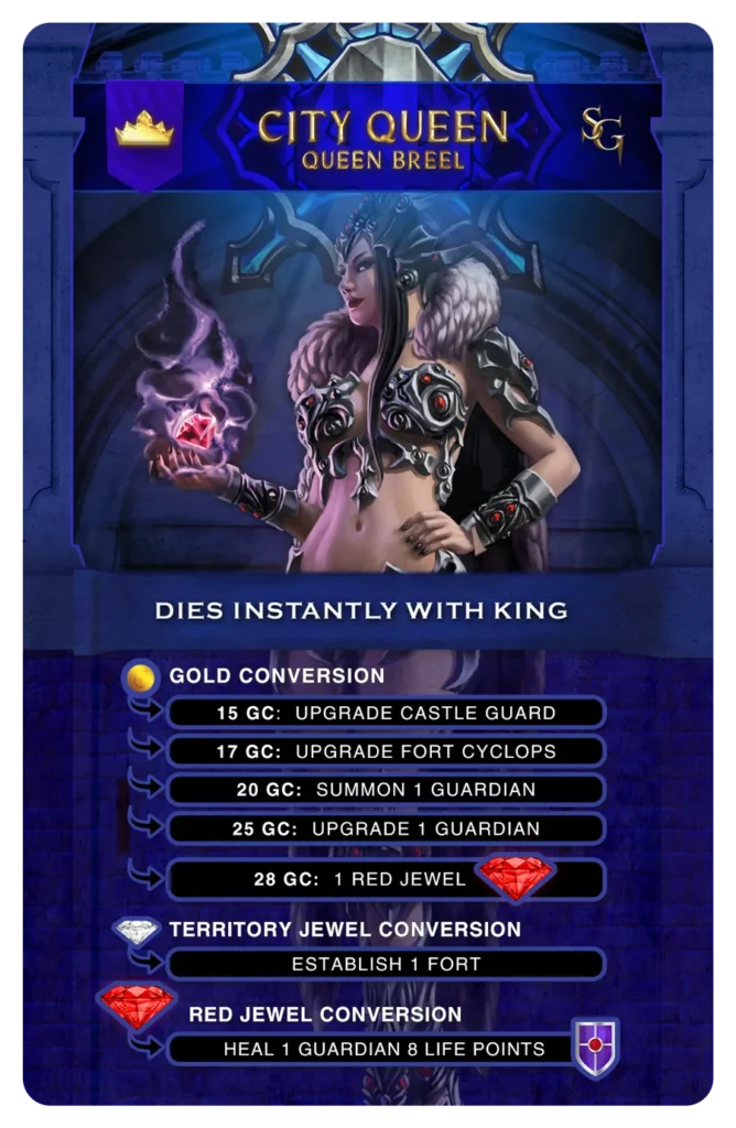 City Castle Card: Queen