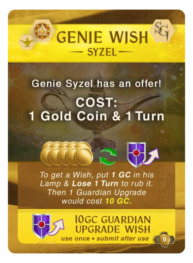Desert Adventure Card: Genie Wish 03