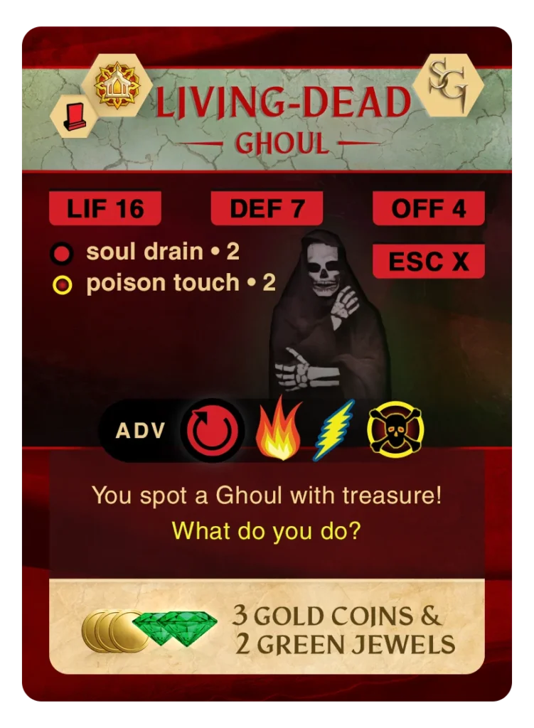 Desert Adventure Card: Living Dead 04