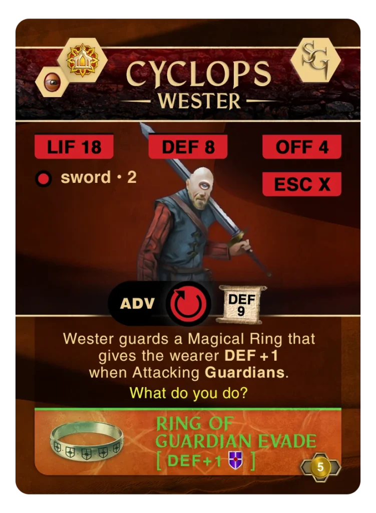 Desert Adventure card: Ring