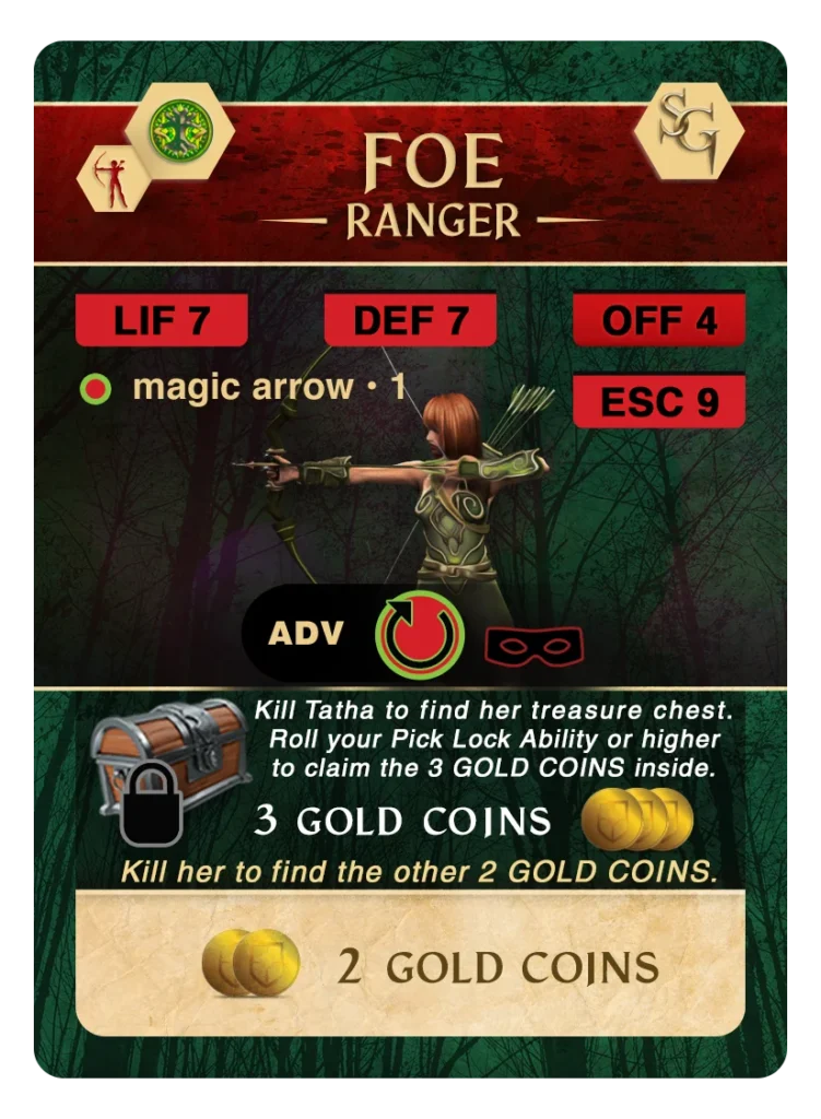 Forest Adventure card: Gold Fight