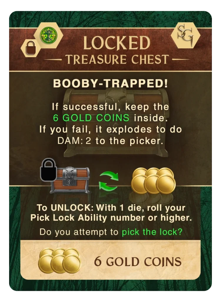 Forest Adventure card: Locked
